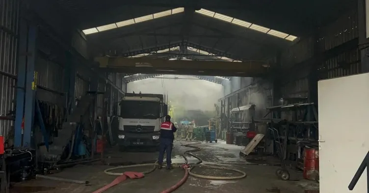 Eyüpsultan’da iş yerinde korkutan yangın! Bölgeye çok sayıda itfaiye ekibi sevk edildi