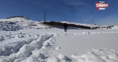 Van’da aşırı soğuklar göletleri dondurdu | Video