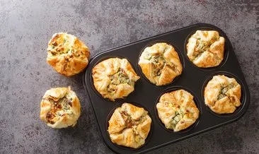 Ispanaklı muffin börek tarifi: Minik lezzet bombaları