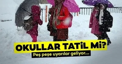 YARIN OKULLAR TATİL Mİ? Valilik açıklaması ile  25 Aralık Pazartesi okullar tatil mi, hangi illerde okul yok?