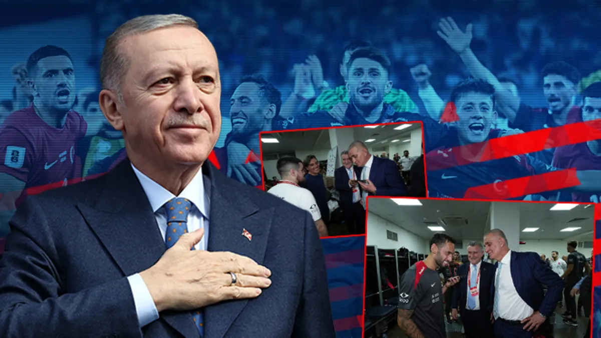 Başkan Erdoğan'dan A Milli Takım'a tebrik telefonu! Başkan Erdoğan'dan A Milli Takım'a tebrik telefonu!