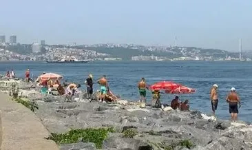 Sıcaklar İstanbulluları boğaza döktü: Serinlemek isteyenler sahillere akın etti