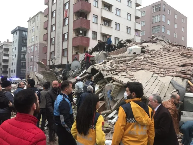 Son dakika haberi: İstanbul Kartal'da bina çöktü! İşte olay yerinden kareler