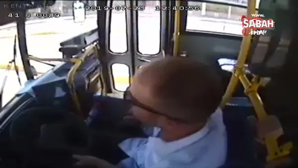 Duyarlı otobüs şoföründen alkışlanacak hareket