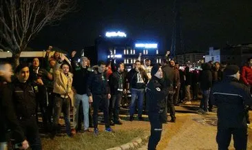 Bursaspor’a protestolu karşılama