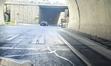 Hasarlı tünellere zift makyajı