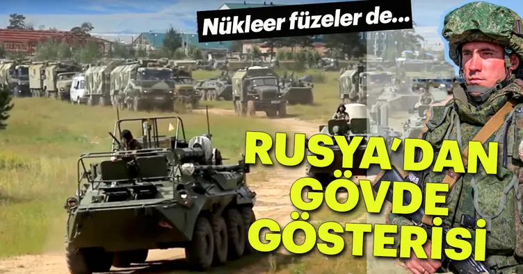 Rusya’dan tatbikatlı gövde gösterisi