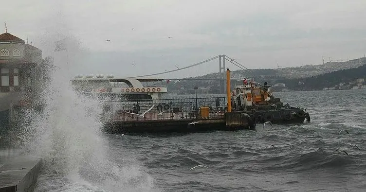 İstanbul, İzmir ve Bursa’da vapur seferleri iptal