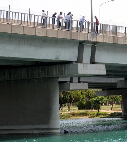 Polisin Can nöbeti! Adana’da köprüye çıkıp intihar etmek isteyen bir kişiyi polis ikna etti