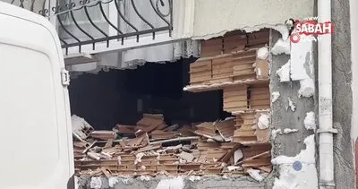 Esenler’de rögar patlaması: 4 katlı binanın giriş dairesinin duvarı yıkıldı | Video
