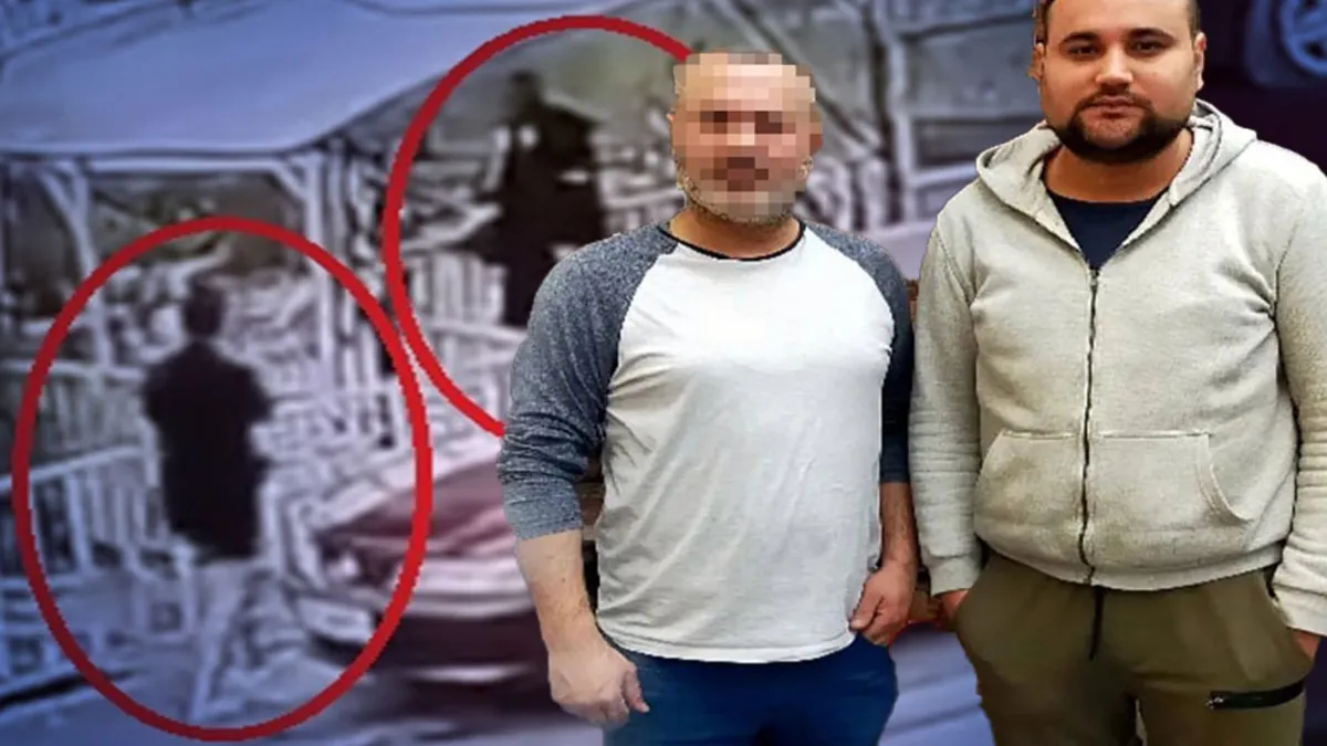 Kayseri'de işlenen kardeş cinayetine ait güvenlik kamerası görüntüsü.