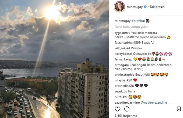 Ünlü isimlerin Instagram paylaşımları (20.03.2018)