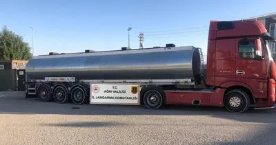 Ağrı'da 13 ton 700 litre kaçak akaryakıt ele geçirildi #agri