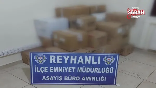 Reyhanlı'da 10 bin kutu sahte ilaç serum ve merhem ele geçirildi | Video