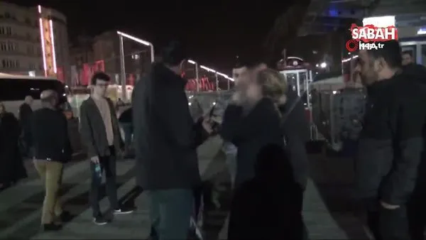 İstanbul Taksim Meydanı'nda iki kadının kavgası karakolda bitti