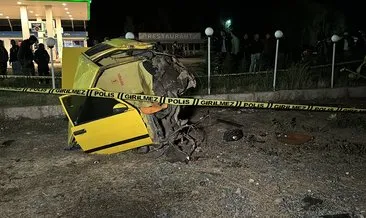 Nevşehir'de feci kaza! Direğe çarpan otomobil ikiye bölündü: 1 ölü, 3 yaralı #nevsehir