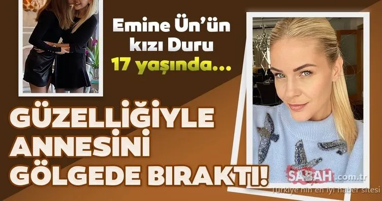 Emine Ün’den 17 yaşındaki kızı Duru Kınay ile yeni poz! Duru güzelliğiyle annesini gölgede bıraktı! Sosyal medya yıkıldı
