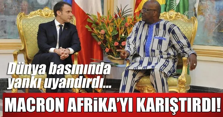 Macron’un sözleri Burkina Faso’da kriz yarattı!