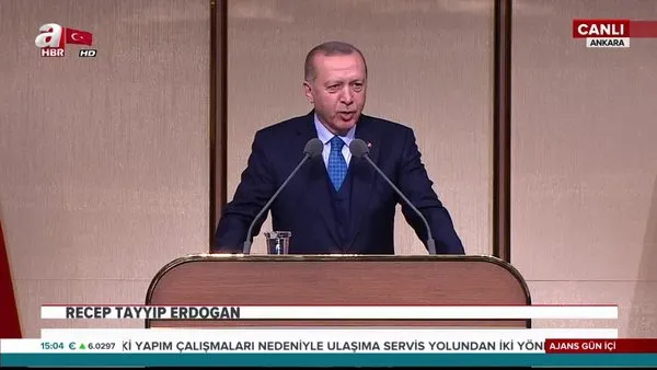 Cumhurbaşkanı Erdoğan Külliye'de 49. Muhtarlar Toplantısı'nda konuştu