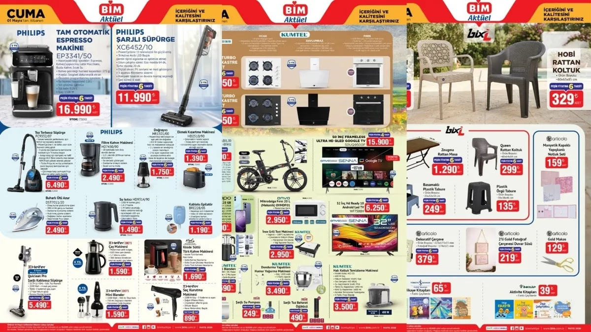 BİM aktüel ürünler kataloğu 28 Nisan - 1 Mayıs 2026: Bu hafta BİM’de neler var? İşte indirimli liste
