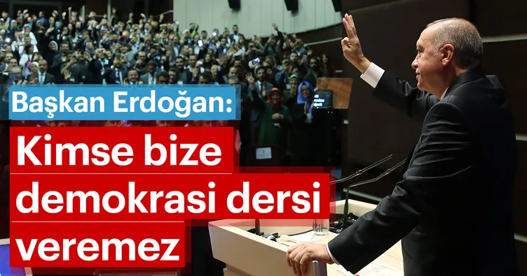 Kimse bize demokrasi dersi veremez