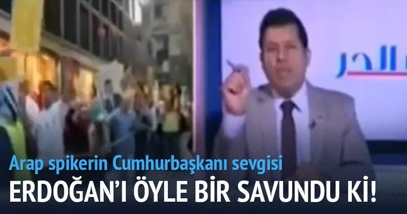 arap spiker erdogan i boyle savundu