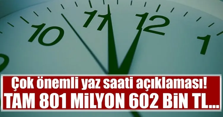 Enerji Bakanı Berat Albayrak açıkladı: 801 milyon 602 bin 430 TL tasarruf sağland