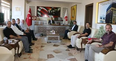 Müftü Gül’e AK Parti yönetiminden veda ziyareti #erzincan