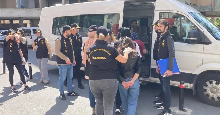 İstanbul’da fuhuş operasyonu 8 kişi gözaltına alındı