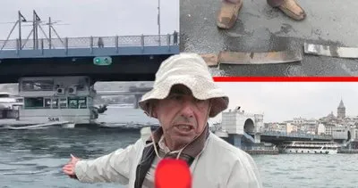 Galata Köprüsü’nde panik anları: Köprü koptu! Çok korktuk!