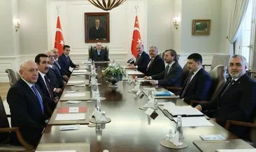 Başkan Erdoğan, TİSK heyetini kabul etti