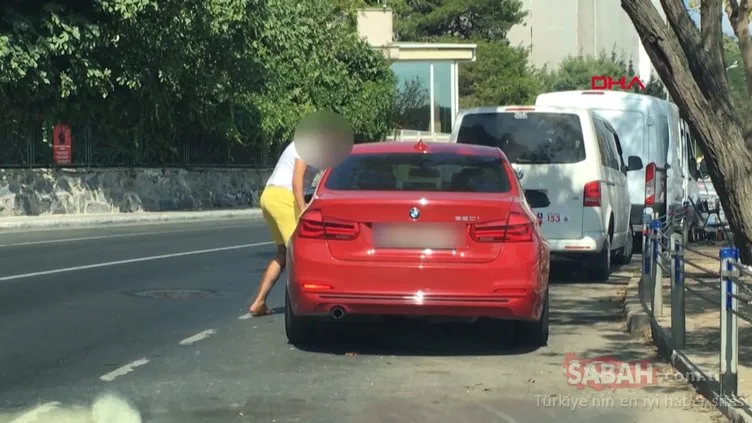 İstanbul’da karı-koca kavgası dehşeti! Karısı otomobilin kapılarını kilitleyince...