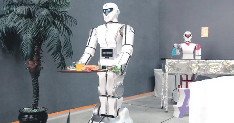 Yerli malı robot mangal yapıyor