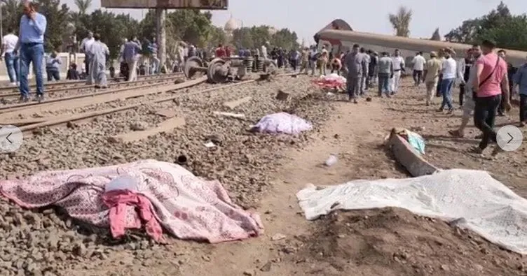 Son dakika: Mısır’da yolcu treni raydan çıktı: 8 kişi öldü, 100’den fazla kişi yaralandı