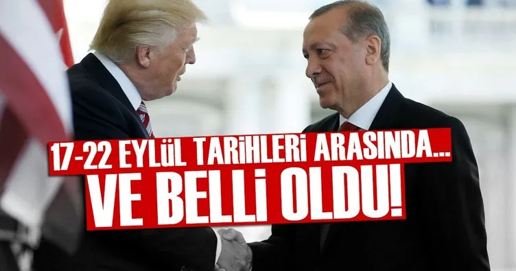 Son dakika: Cumhurbaşkanı Erdoğan’ın ABD programı belli oldu