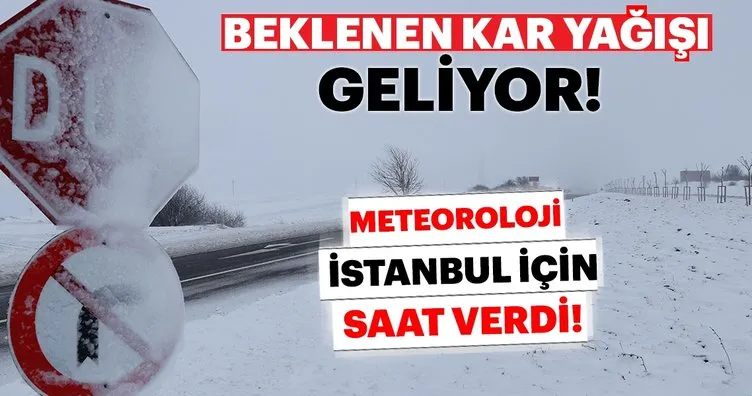 Meteoroloji’den son dakika şiddetli kar yağışı uyarısı İstanbul ve Ankara için hava durumu bilgisi...