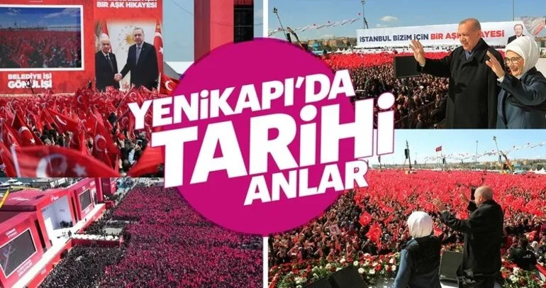 İstanbul Cumhur İttifakı mitingi için Yenikapı’ya akın etti