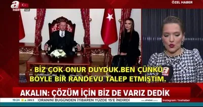 Demet Akalın, Başkan Erdoğan ile yaptıkları görüşmenin detaylarını A Haber’e anlattı