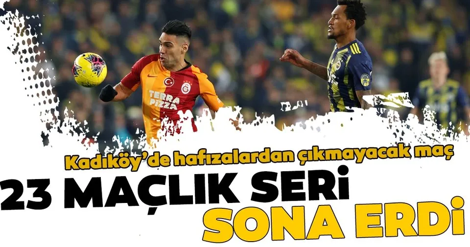 Fenerbahce 1 3 Galatasaray Mac Sonucu Spor Haberleri