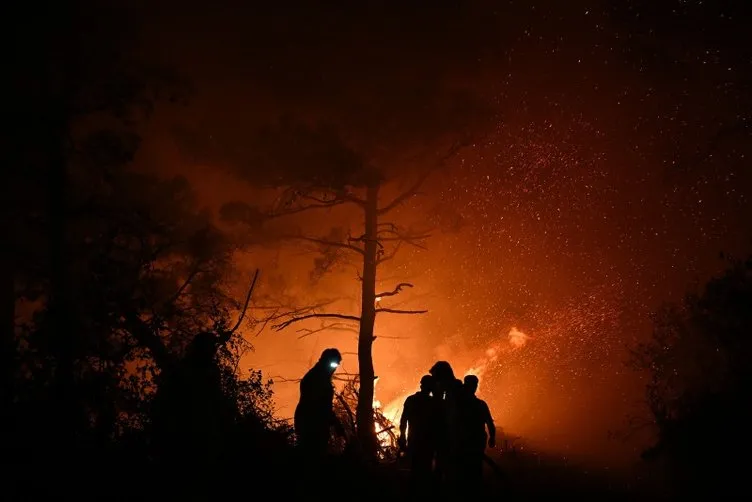 Yangınla mücadele sürüyor! Dünyanın manşetinde Çanakkale var