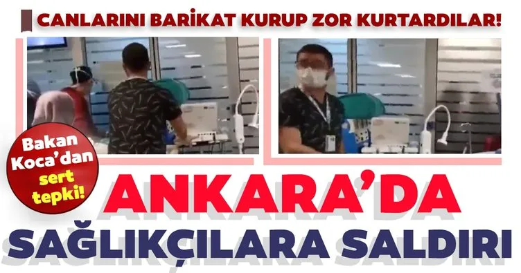 Ankara’da sağlık çalışanlarına saldırı girişimi: 5 gözaltı