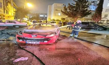 Adana'da bir şahıs 'psikolojim bozuk' dedi annesinin otomobilini yaktı #adana