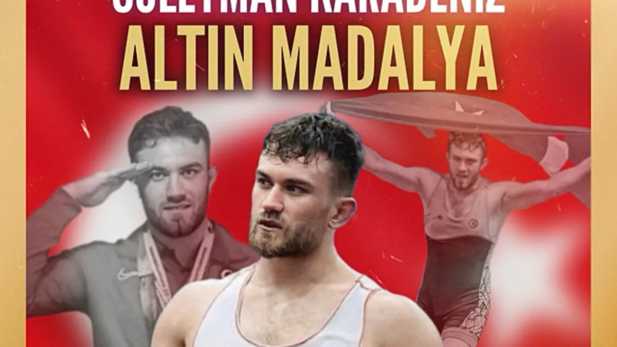 Süleyman Karadeniz, altın madalya kazandı Süleyman Karadeniz, altın madalya kazandı