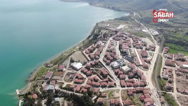 Depremin merkez üssünde göl manzaralı TOKİ konutları dikkat çekiyor | Video