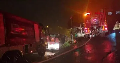 İstanbul Sarıyer’de gecekondu yangını paniğe neden oldu