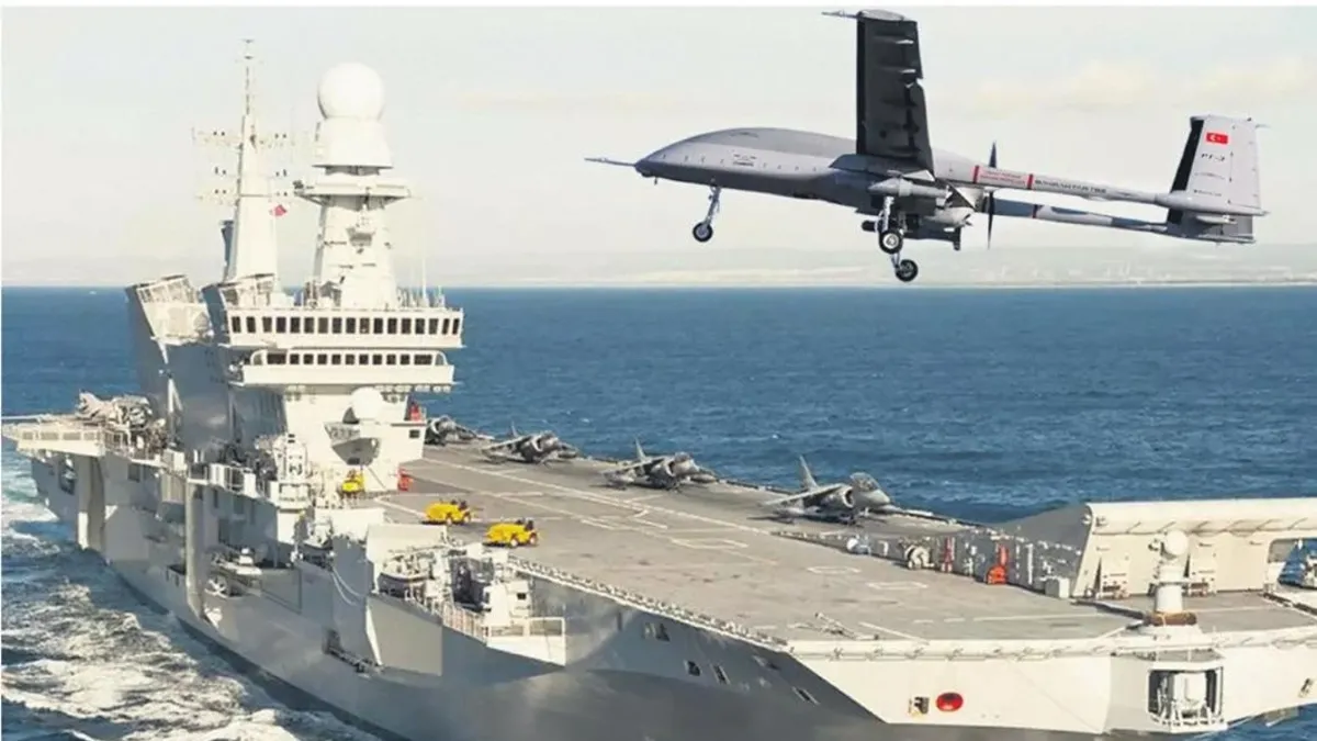 İtalyan donanmasında TB3 Bayraktar heyecanı İtalyan donanmasında TB3 Bayraktar heyecanı