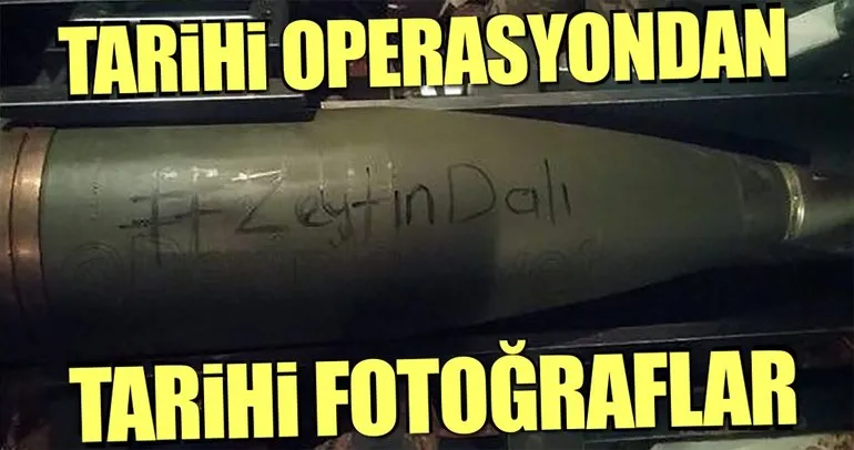 Afrin operasyonundan çarpıcı fotoğraflar