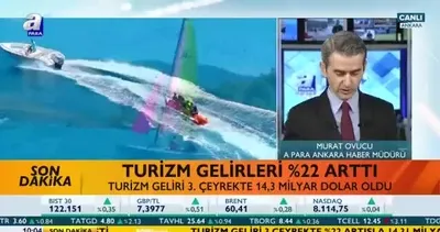 Turizm gelirleri arttı