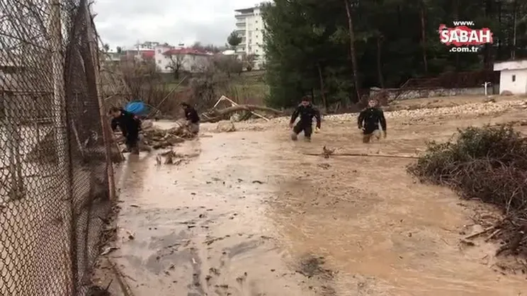 Sele kapılan Fatma hemşire ile bebeğini arama çalışmaları aralıksız sürüyor | Video