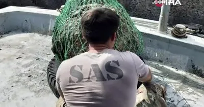 Riva’da balıkçıların bulduğu mayın SAS timi tarafından imha edildi